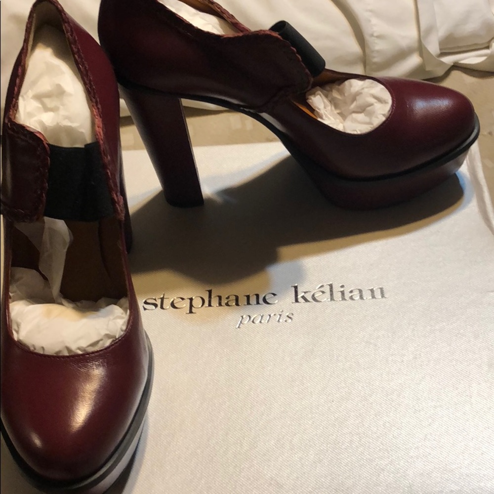 NIB Stephane Kelian Chianti Kelly Platform Shoes